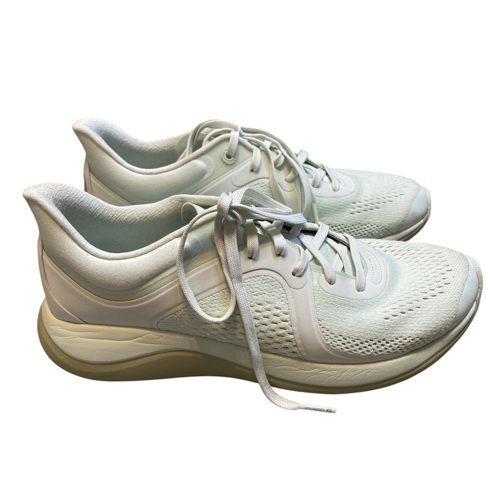 Lululemon Chargefeel Workout Athletic Shoes Women 9.5 EU 42 Green White - Picture 2 of 15